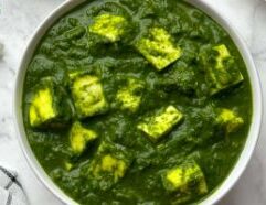 Palak paneer is a classic North Indian curry made with paneer, a type of Indian cottage cheese, and spinach. The word "palak" is Hindi for "spinach". The dish is made with a thick paste of puréed spinach, onions, spices, and herbs. The spinach gives the sauce a creamy consistency and a deep green color. Palak paneer is a good source of protein and greens. It is available only for pick up from store after 1pm on Dec 10th. No delivery available. Pre order Price is $12.99 walk price is $15.99