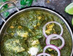 Palak Chicken is a classic North Indian curry made with Halal Chicken and spinach. The word "palak" is Hindi for "spinach". The dish is made with a thick paste of puréed spinach, onions, spices, and herbs. The spinach gives the sauce a creamy consistency and a deep green color. Chicken paneer is a good source of protein and greens. It is available only for pick up from store after 1pm on Dec 10th. No delivery available. Pre order Price is $12.99 walk price is $15.99